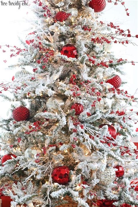 20 Flock Christmas Tree Ideas
