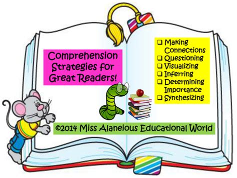 Comprehension Strategies For Great Readers~ Mini Posters Teaching