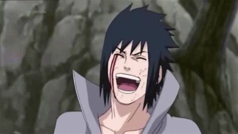 Sasukes Psycho Laugh Vídeo Personagens Naruto Shippuden Anime