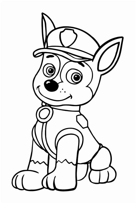 The whole story idea was invented in canada by three good friends who met in childhood: 32 Paw Patrol Chase Coloring Page in 2020 (With images ...