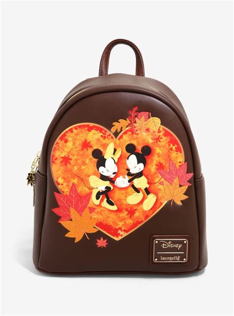 Loungefly Disney Mickey And Minnie Autumn Mini Backpack Boxlunch