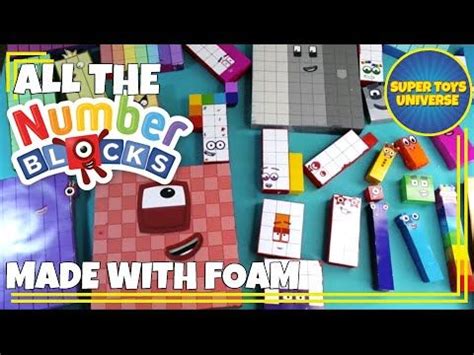 Every NUMBERBLOCK ever! Made with foam! Numberblock 1 to 100! - YouTube ...