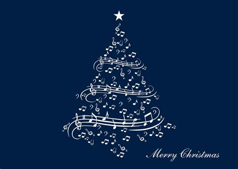 Music Note Tree Holiday Cards From 123print