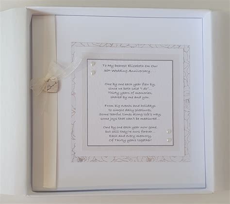 Check spelling or type a new query. Personalised 30th Pearl Wedding Anniversary Card Wife ...
