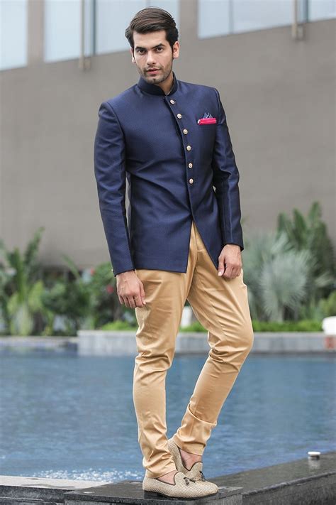 Choose from a wide range of three piece suits for wedding, parties and formal gatherings. A Perfect Blue Jodhpuri Suit | Indian men fashion, Indian ...
