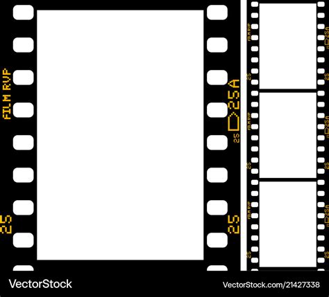 Film Strip Frame Of Retro For Photograph Vector Image