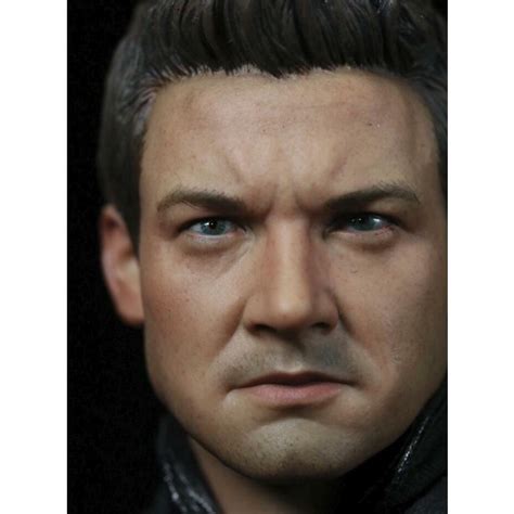 New 1 6 Jeremy Renner Hawkeye Head Sculpt For Avengers Hot Toys Phicen