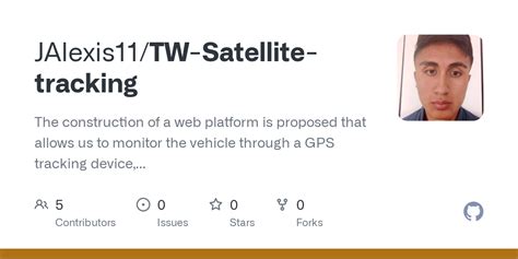 Github Jalexis11tw Satellite Tracking The Construction Of A Web