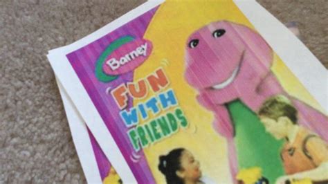 Barney Special Dvd Collection Labels