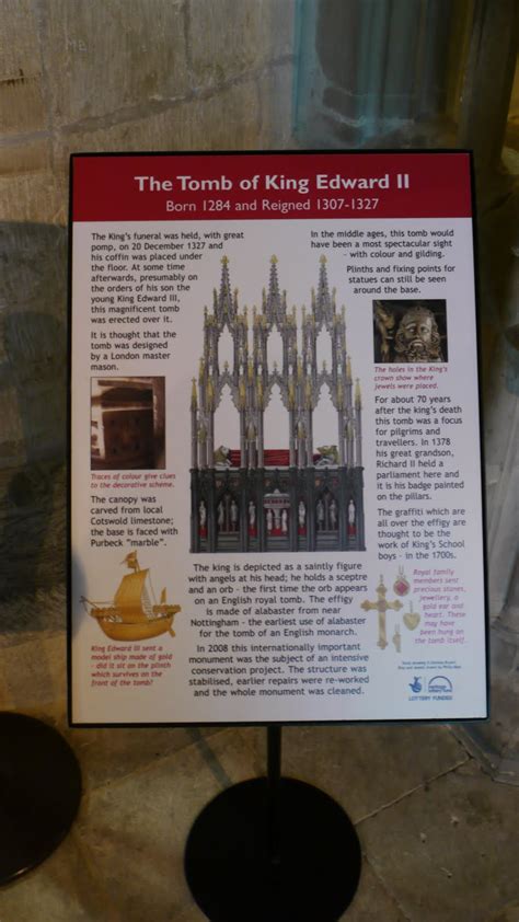 Tomb Of King Edward Ii Britain All Over Travel Guide