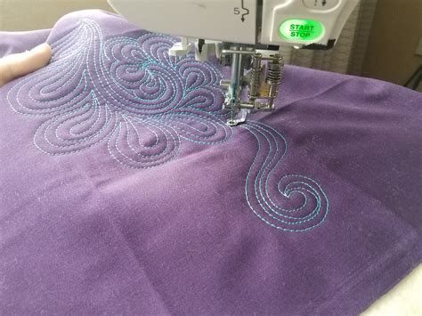 The Paisley Feather A Video Machine Quilting Tutorial Quilting Is