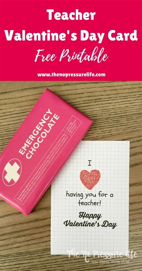 Free Printable Teacher Valentines Day Cards Printable Templates
