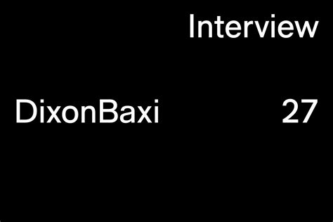 Dixonbaxi — The Brand Identity