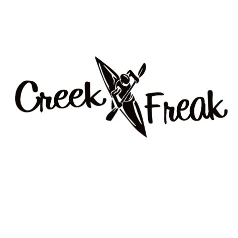 Creek Freak Kayak Decal Creek Freak Kayak Sticker 7435
