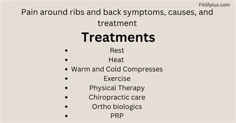 Pain Around Ribs And Back Symptoms Causes And Treatment