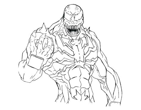 Venom Coloring Pages Printable Coloring Pages For Boys