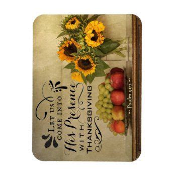 Psalm 95 2 Into His Presence With Thanksgiving Postcard Zazzle