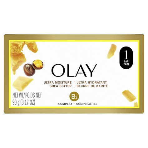 Olay Ultra Moisture Outlast Beauty Bar Soap With Shea Butter 317 Oz Skin Care