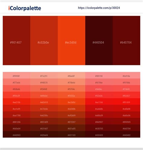 1 Latest Color Schemes With Rust And Red Oxide Color Tone Combinations
