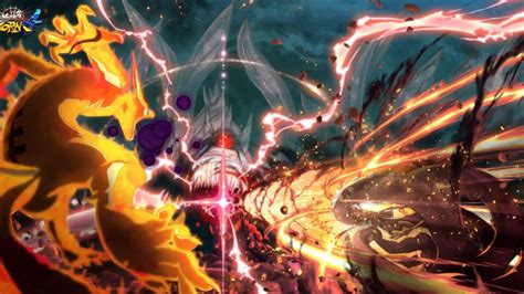 Naruto Storm 4 Eight Nine Tails Vs Ten Tails Boss Battle Art