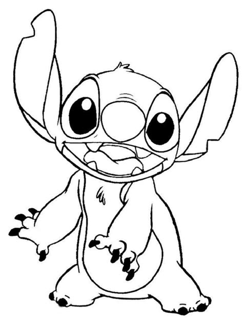 Easy Lilo And Stitch Coloring Pages Stitch Coloring Pages Lilo And