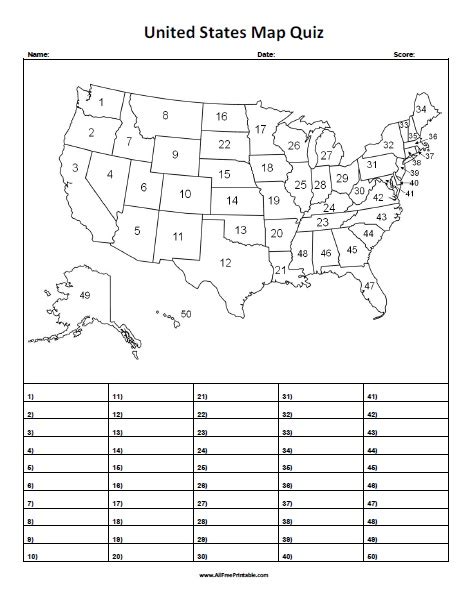 Facebook twitter pinterest are you studying the states and capitals with your children? Vocabulary - Free Printable - AllFreePrintable.com