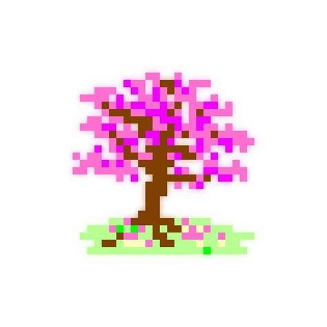 √ Cherry Blossom Pixel Art