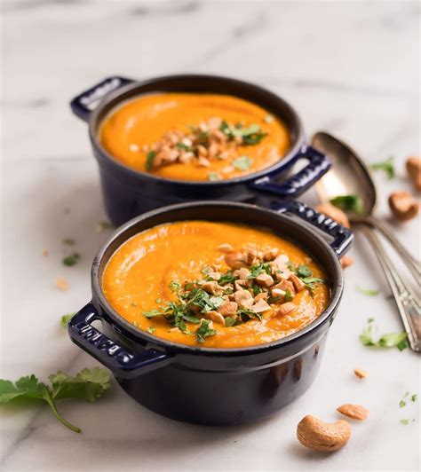 Vegan Carrot Soup With Ginger Made In The Instant Pot Easy Healthy