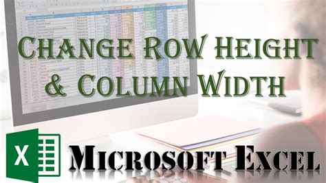 How To Change Row Height And Column Width In Ms Excel Format Cell Excel