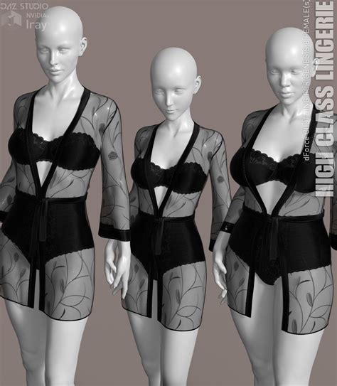 high class lingerie for genesis 8 females 3d figure assets lilflame