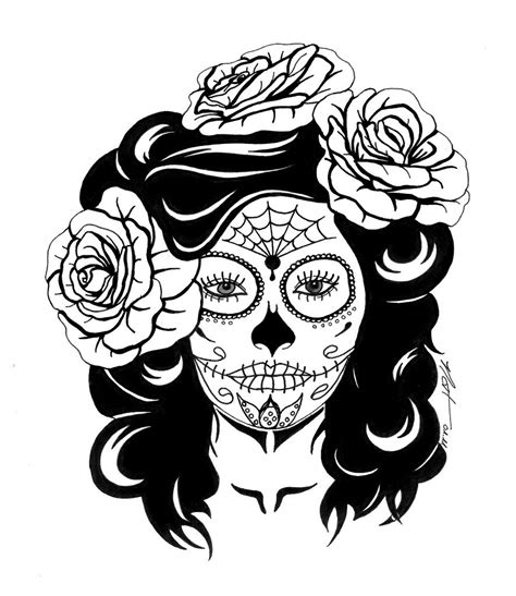 Pin By Candace Velasquez On Day Of The Dead Skull Coloring Pages