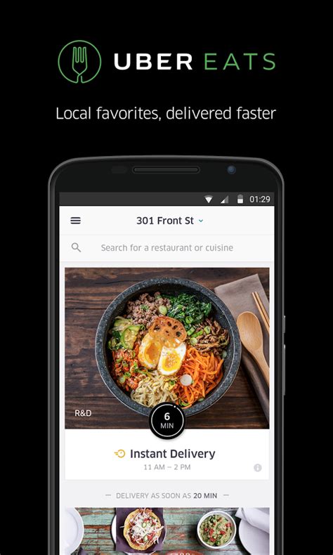 Find the best restaurants that deliver. UberEATS Android App - Uplabs