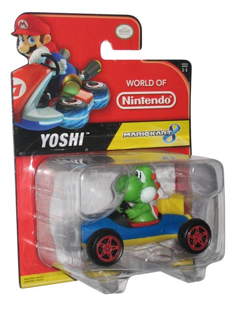 World Of Nintendo Super Mario Kart 8 Yoshi Blue Car Jakks Pacific