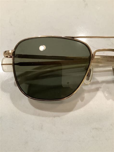 american optical ao 1 10 12k gf vintage aviator sunglasses ebay