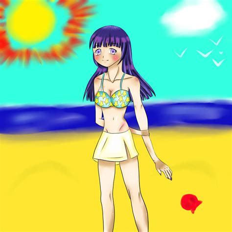 Sexy Hinata At The Beach By Lillyrosejamie On Deviantart