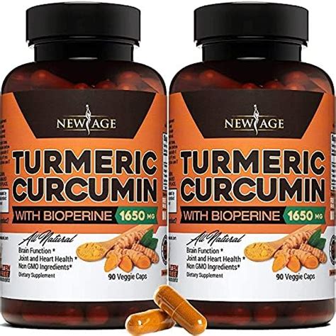 Turmeric Curcumin With Bioperine Capsules Natural Joint Healthy