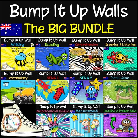 Bump It Up Walls The Big Bundle Australian Literacy And Numeracy