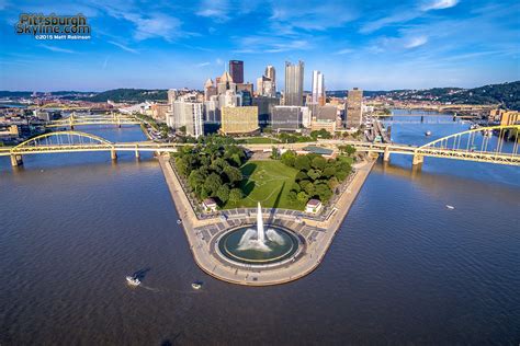 Downtown Pittsburgh Aerials Summer 2015