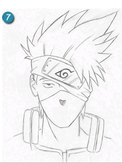 Kakashi Drawing Easy At Paintingvalley Explore Collection Of