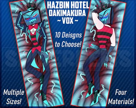 Hazbin Hotel Vox Dakimakura Body Pillowcase Made To Order Etsy Australia