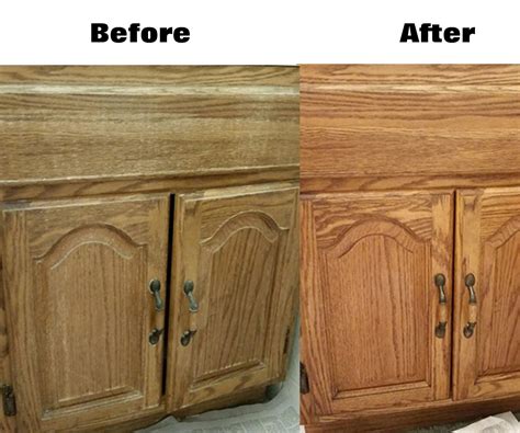Easily Renew Wood Cabinets Without Actually Refinishing 6 Steps With