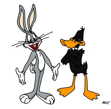 Bugs Bunny And Daffy Duck By Artis2awsome On Deviantart