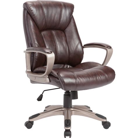 Ac Pacific Adjustable Swivel Office Chair Brown