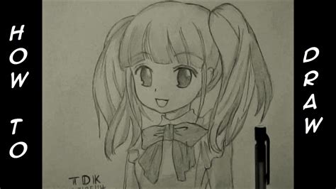 Cute Manga Girl Drawing At Getdrawings Free Download