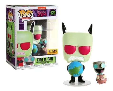 Funko Pop Zim And Gir 920 Hot Topic Exclusive Invader Zim Mercadolibre