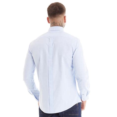 Buy Ben Sherman Mens Long Sleeve Oxford Shirt Sky