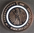 Deutschland 2016 5 Euro Münze Blauer Planet Erde mit Polymerring ...