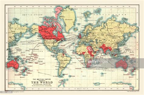World Map Showing The British Empire 1902 British Possessions News