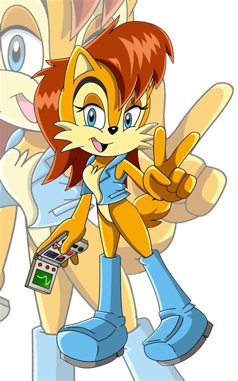 Pin By Power On Sonic The Hedgehog Sally Acorn Anthro Furry Sonic