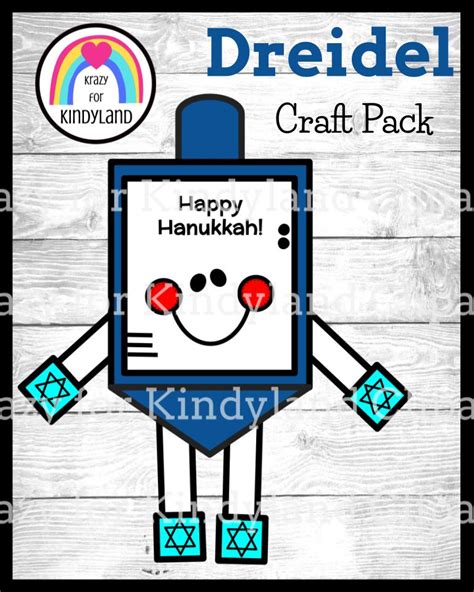 Hanukkah Dreidel Shape Craft For Kindergarten And Holidays Around The World